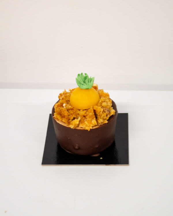 vegan Karotte Zitrus Töpfchen